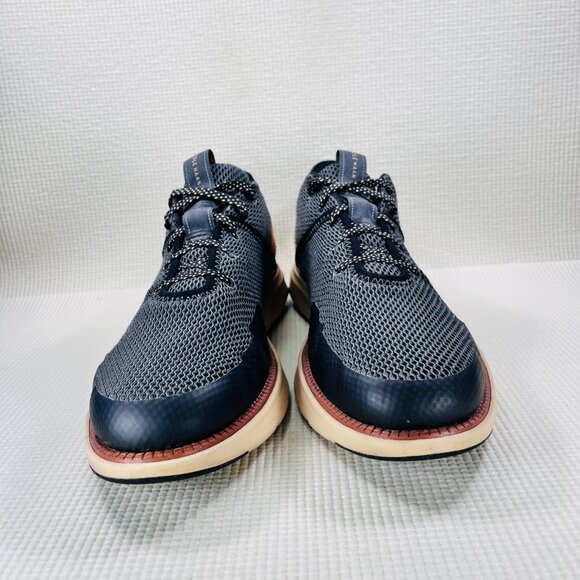 Cole Haan Men's Size 12 Grand Atlantic Sneaker Marine Blue British Tan - Picture 3 of 11